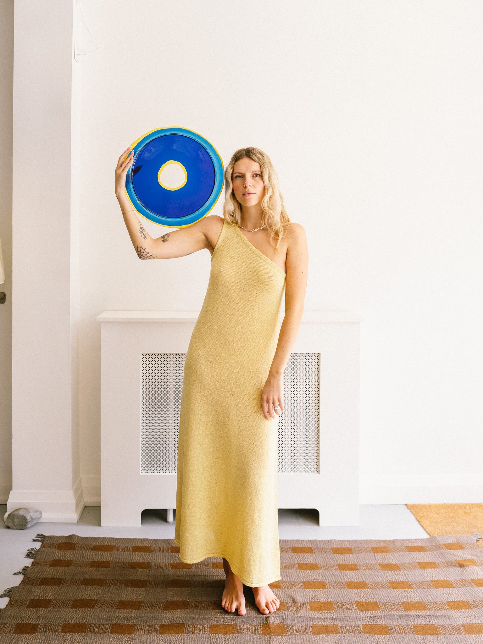 Serving Tray (Blue/Yellow)