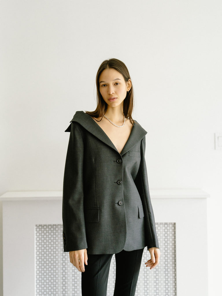 Kaonashi Blazer (Charcoal)