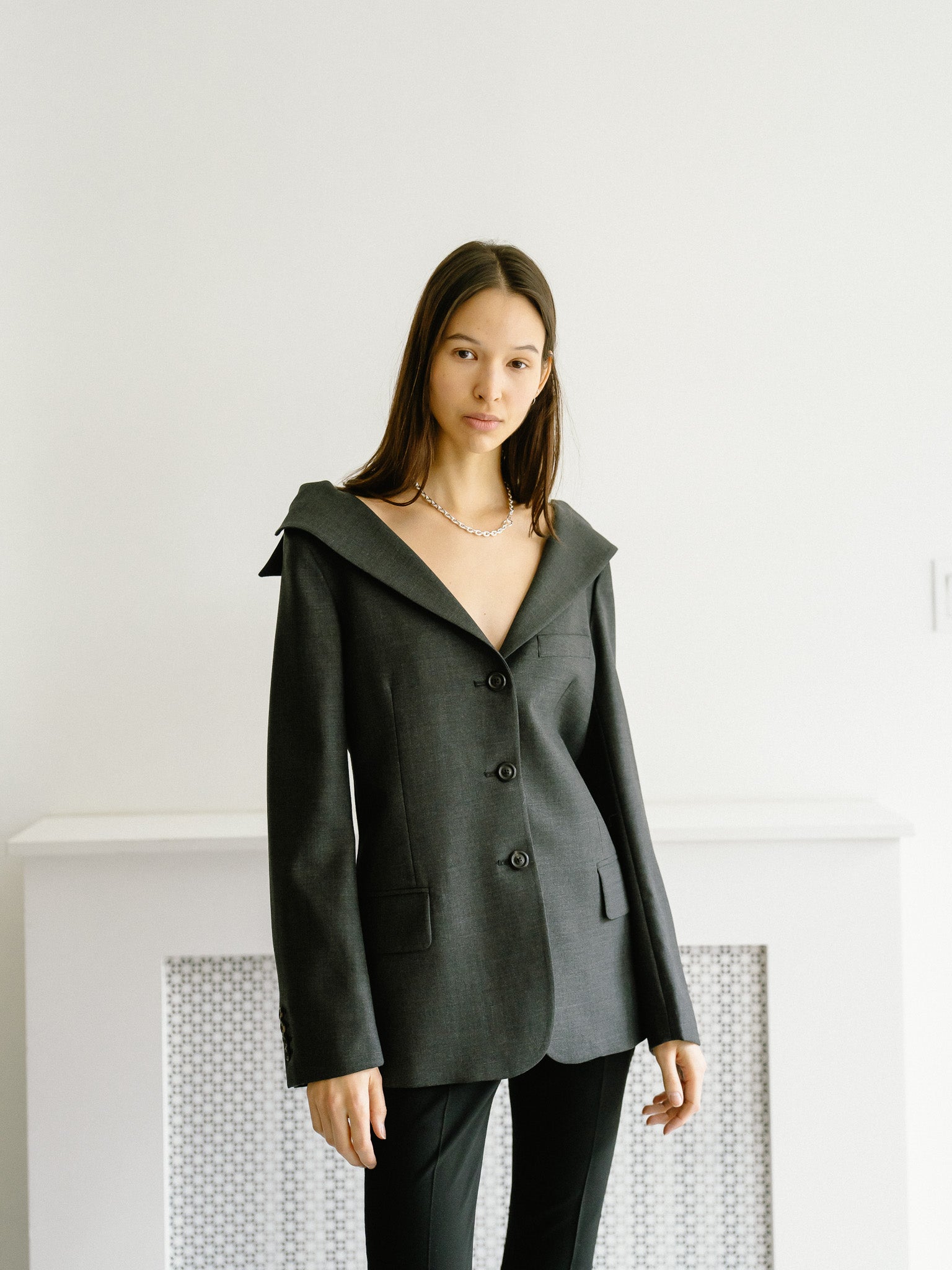 Kaonashi Blazer (Charcoal)