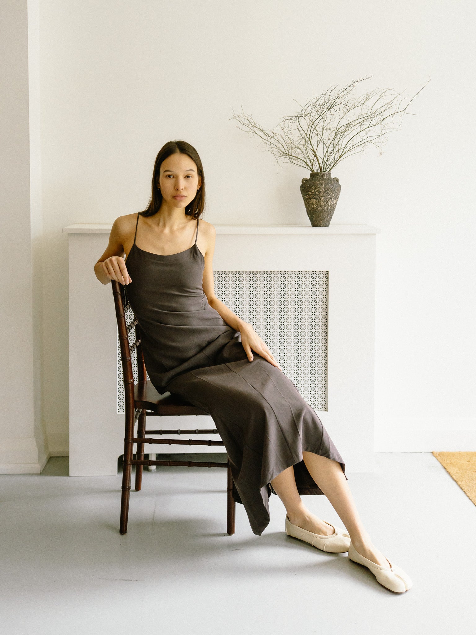 Naiad Dress (Chocolate Plum)