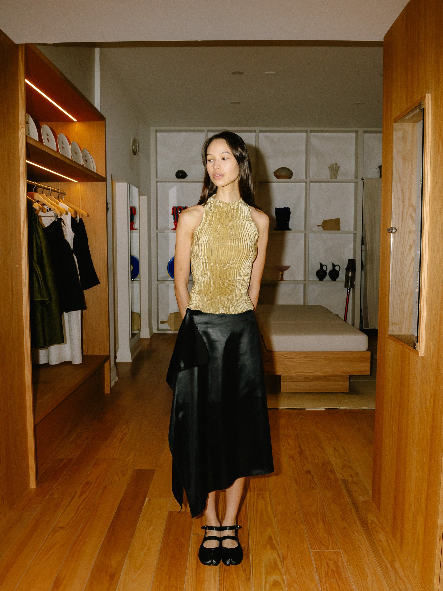 Nota Skirt (Silky Satin)