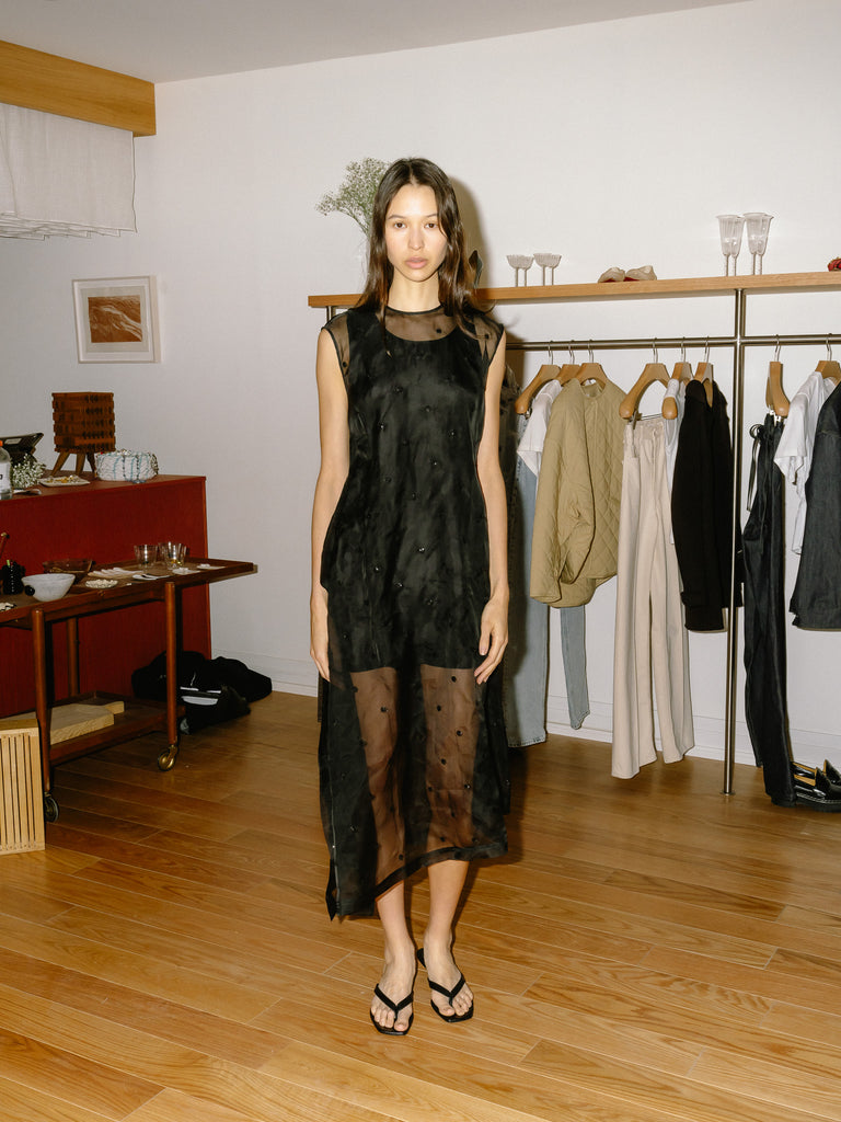 Nota Dress (Sequin Polkadots)