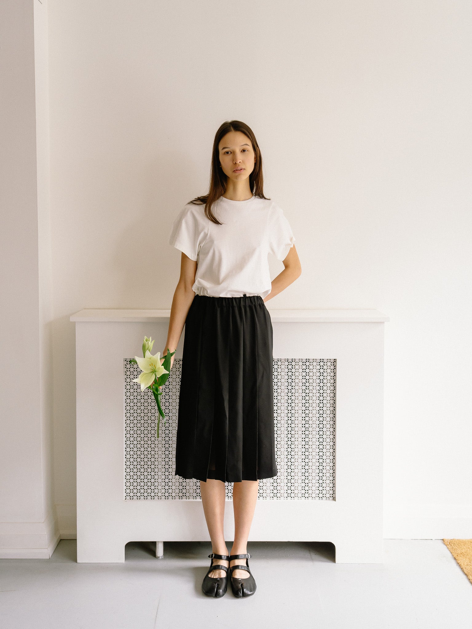 Fluid Pleated Skirt