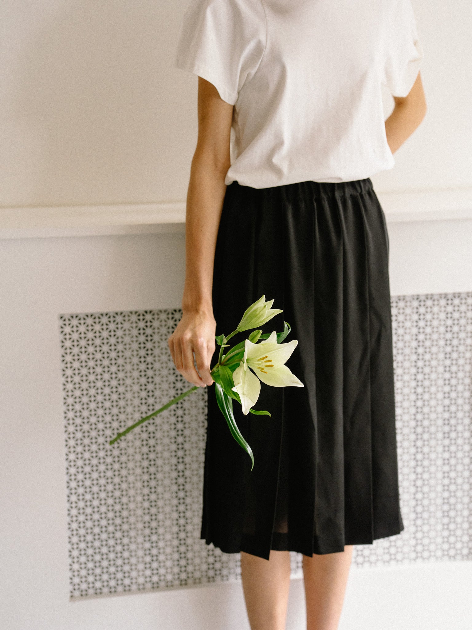 Fluid Pleated Skirt