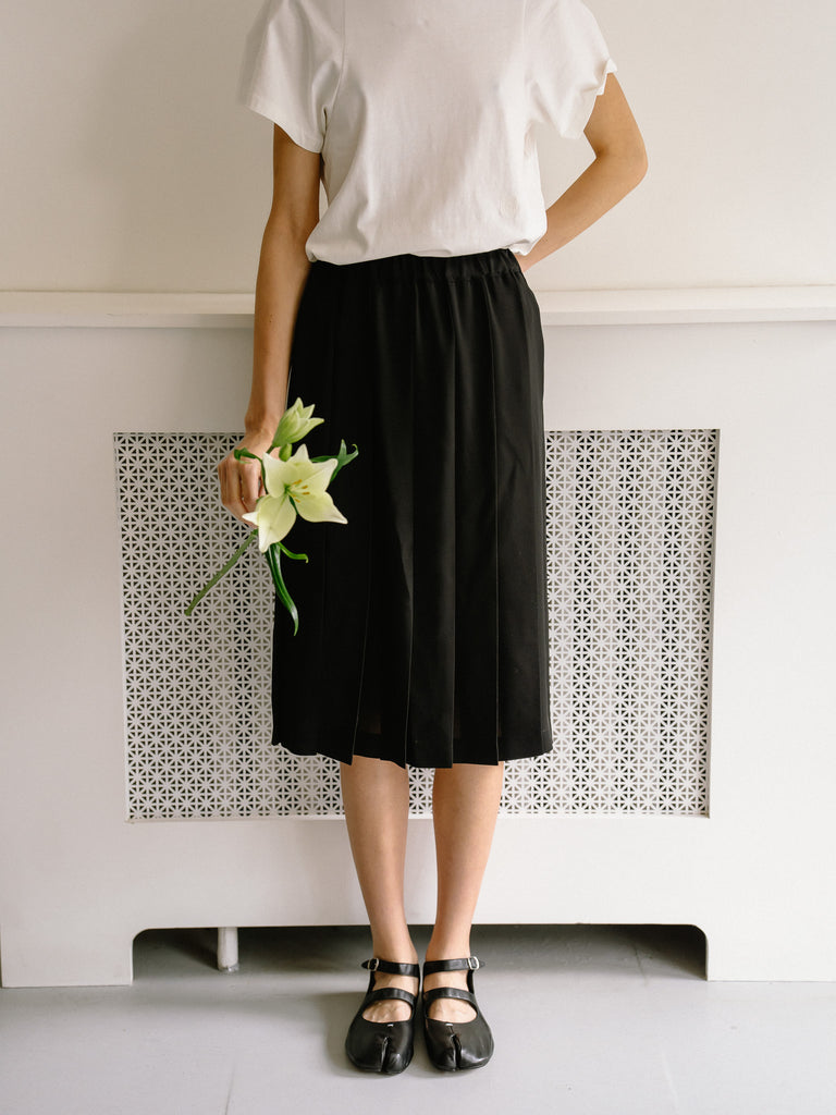 Fluid Pleated Skirt