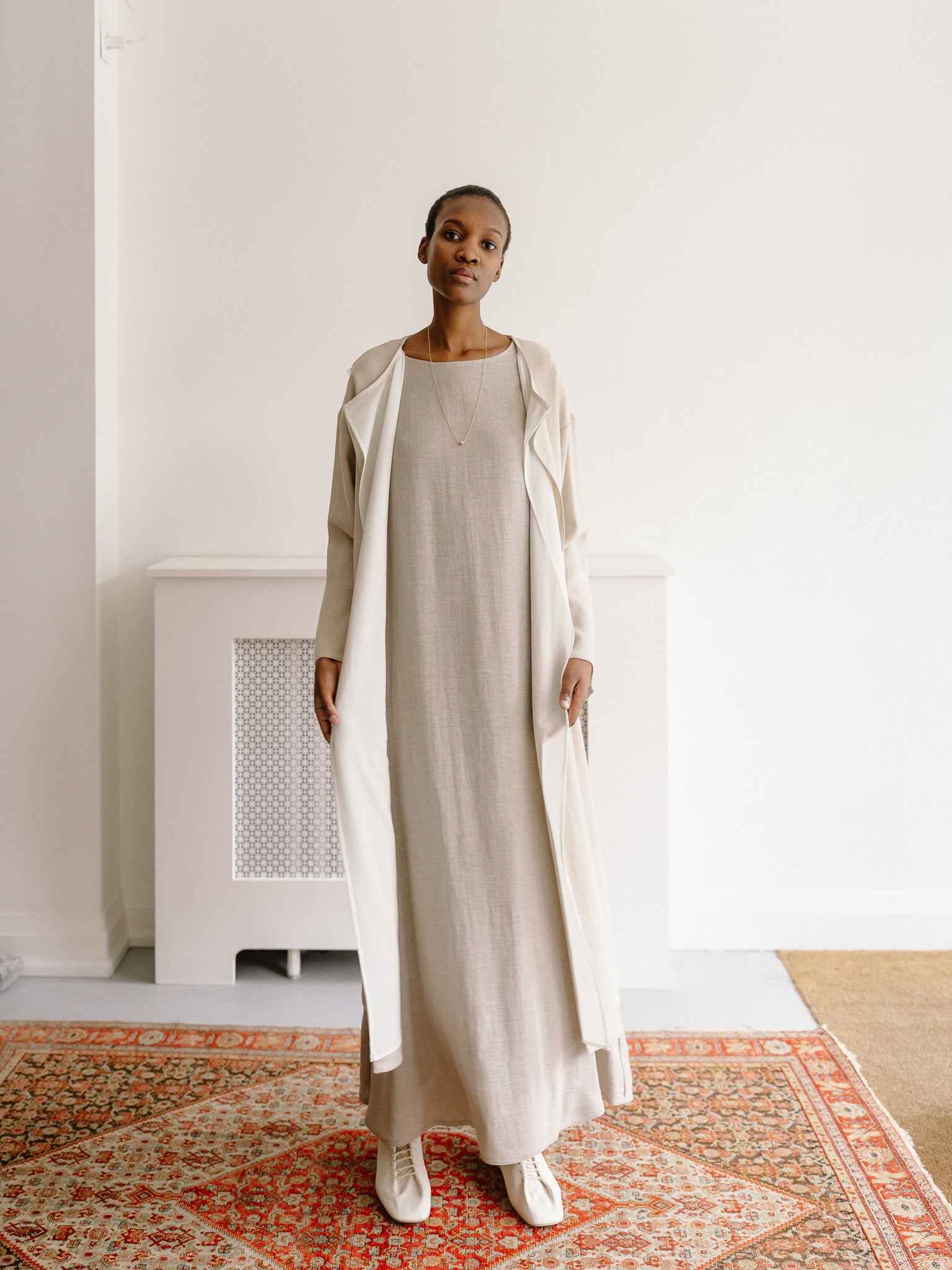 Trench Crepe Linen (Natural)