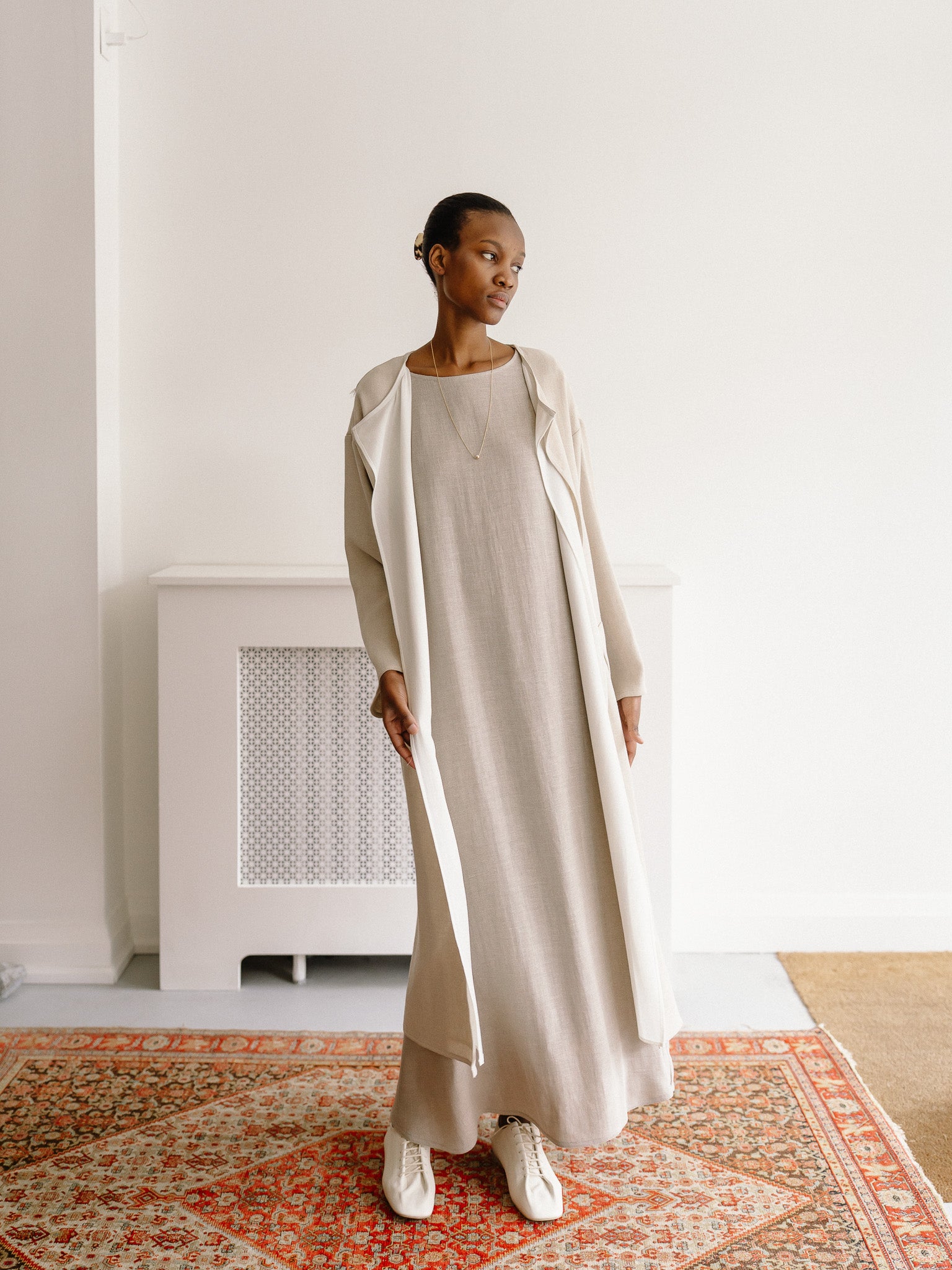 Trench Crepe Linen (Natural)