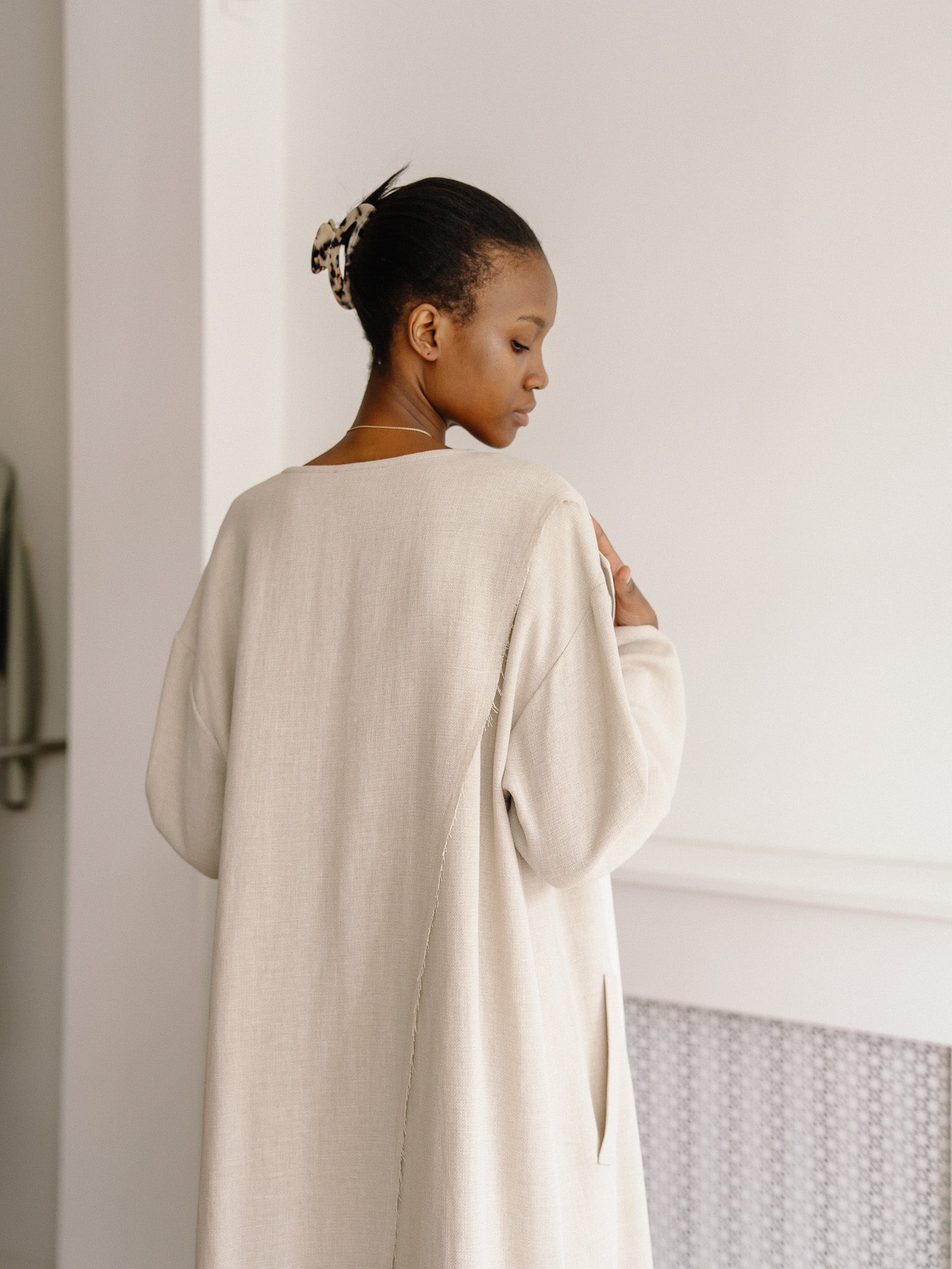 Trench Crepe Linen (Natural)