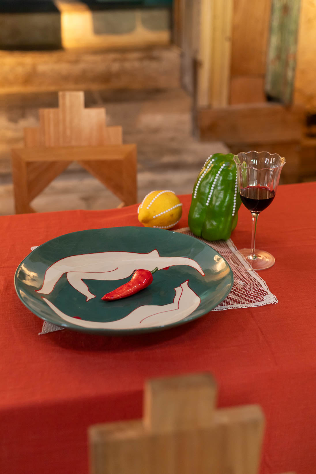 Swimmers Fruit Platter (Khaki)