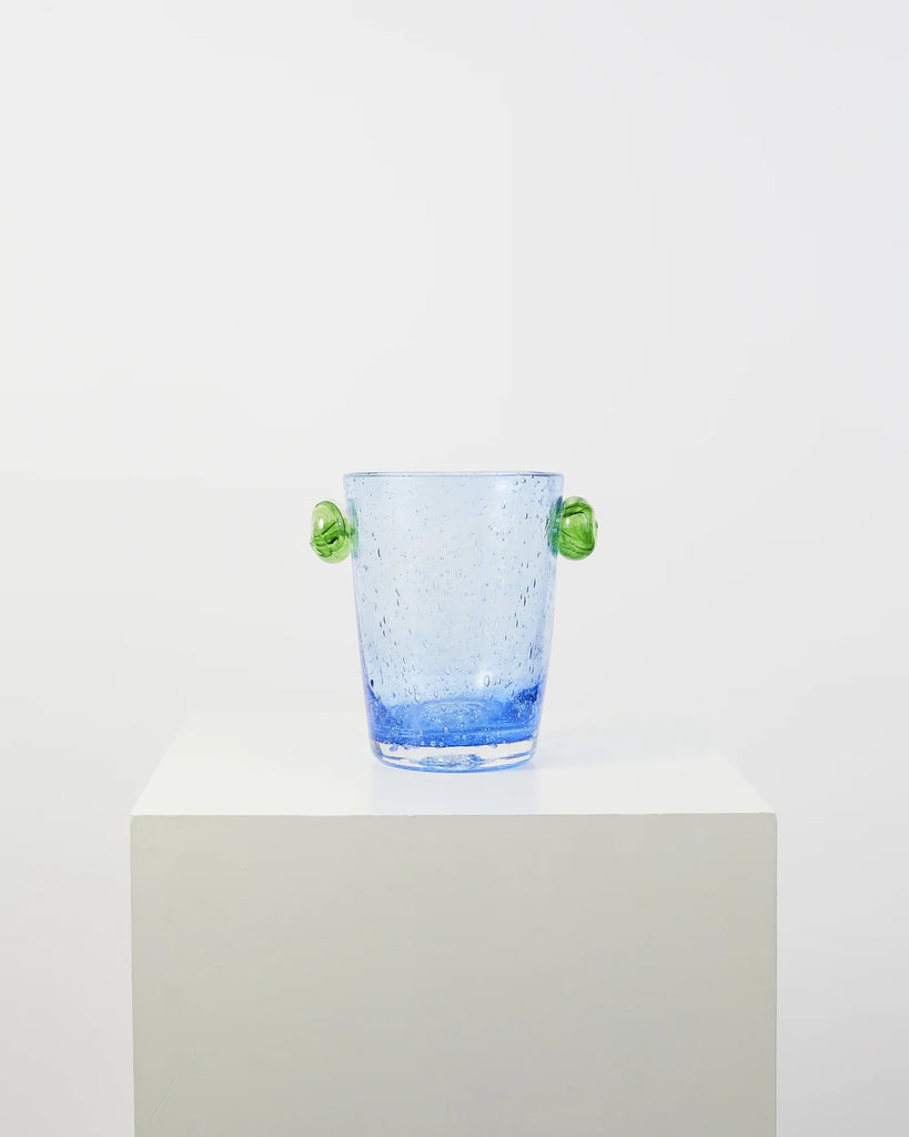 The Little Peony Vase (Blue/Green)