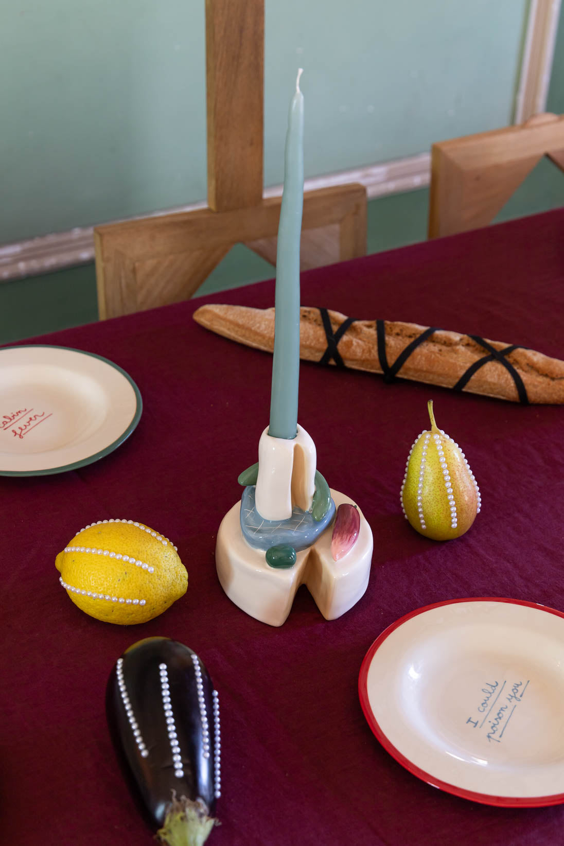 Cheesy Candle Holder