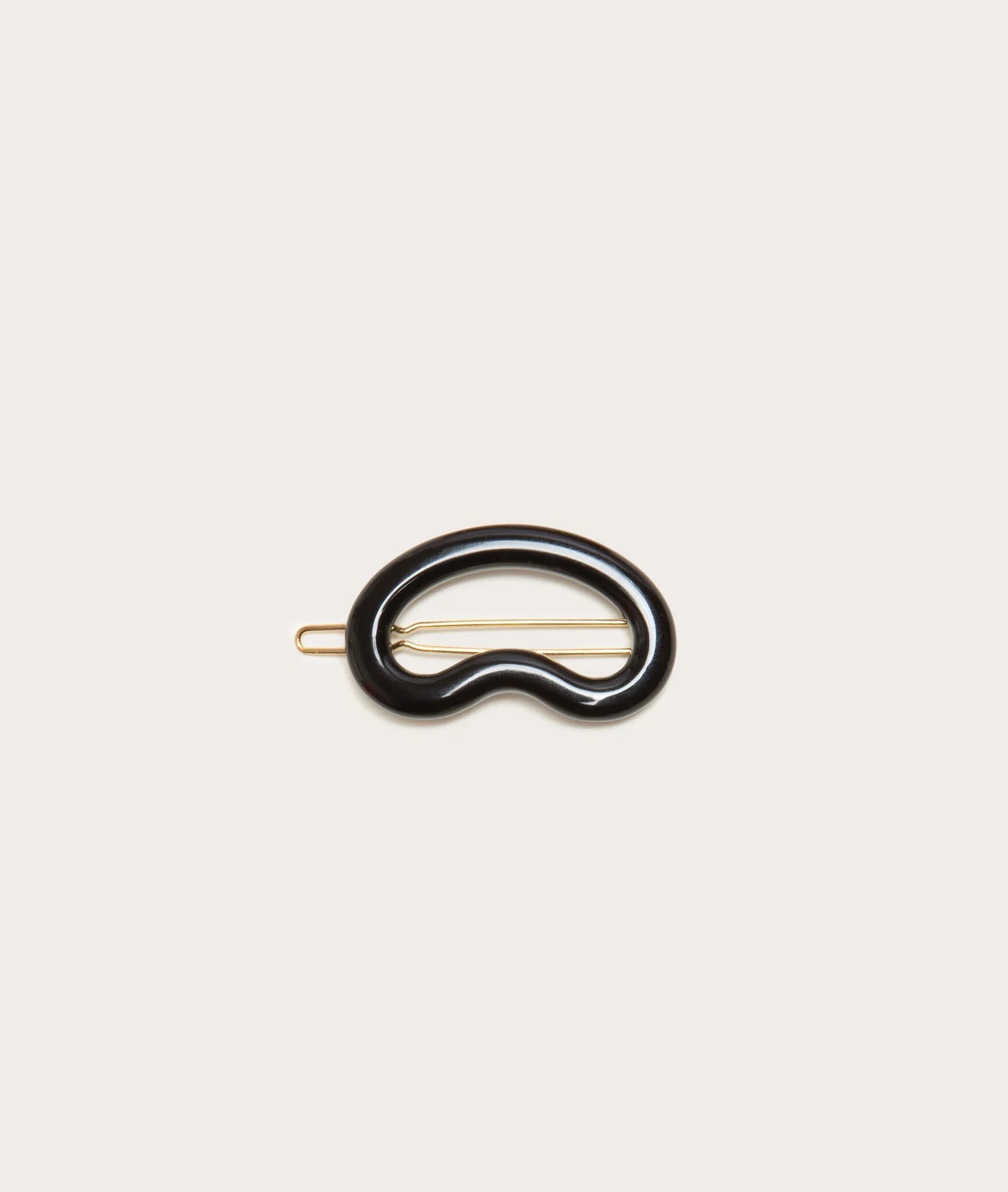 Bean Hair Clip (Black)