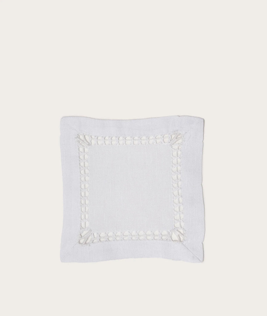 Cocktail Napkin With A Jour Stitch (Set of 2)