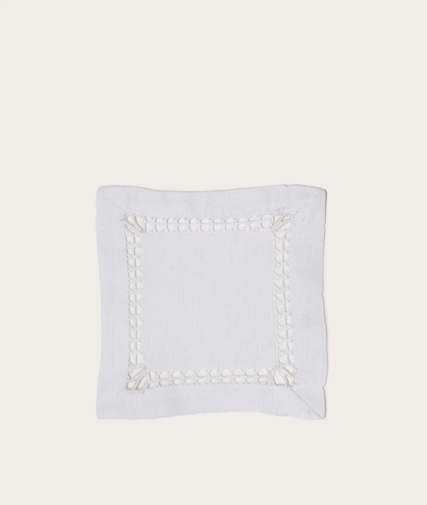 Cocktail Napkin With A Jour Stitch (Set of 2)