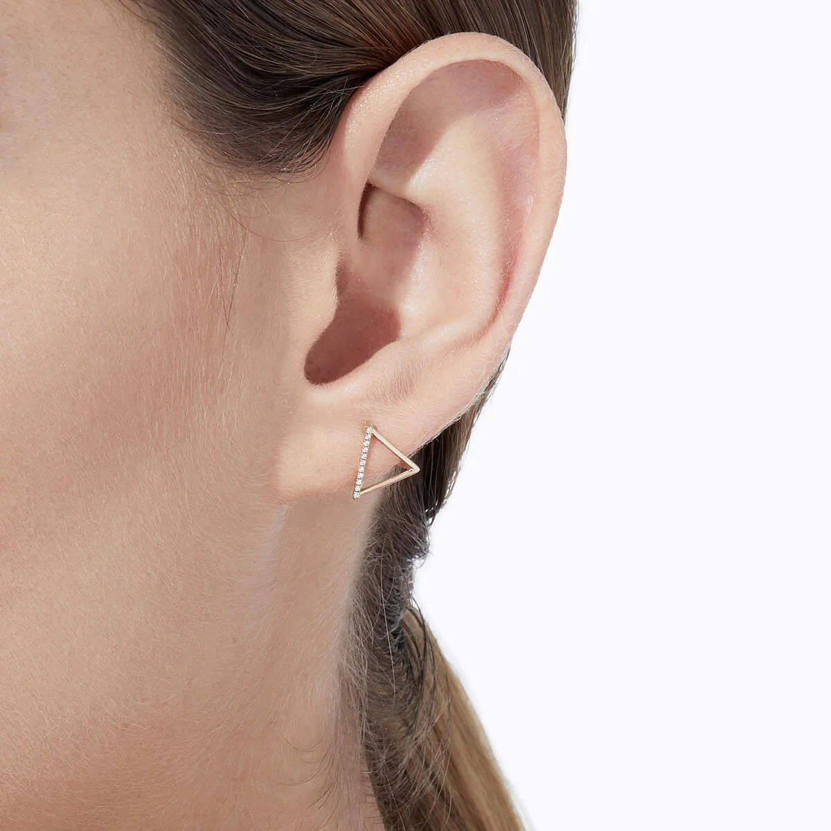 Diamond Triangle Earrings 10