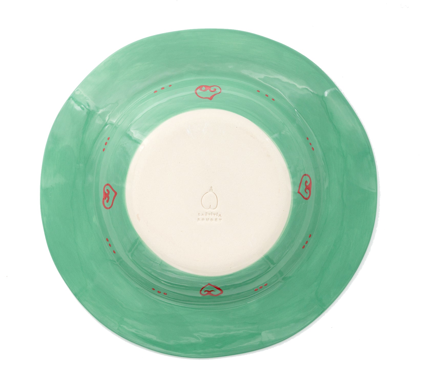 Green Leaf Dinner Plate