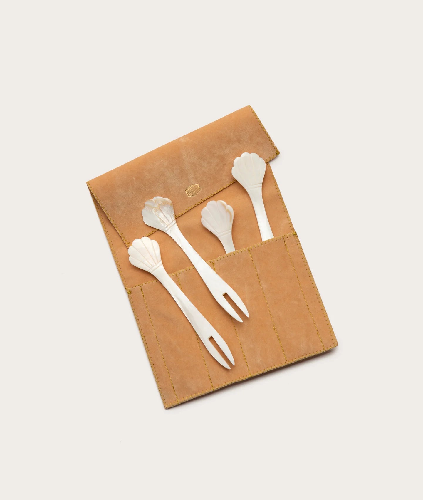 Mother of Pearl Seafood Pick (Set of 4)