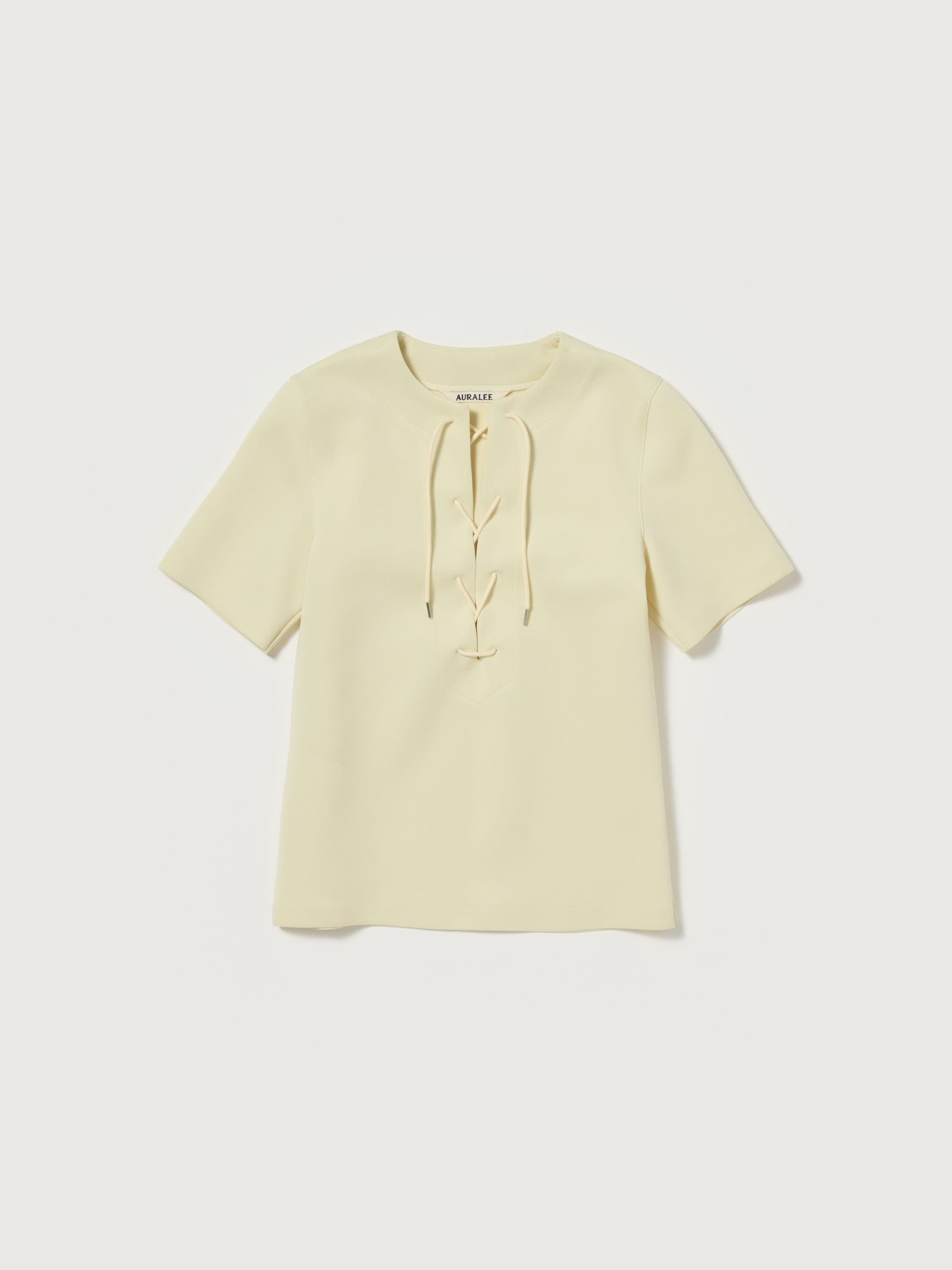 Wetsuit Jersey Lace Up Tee (Ivory Beige)